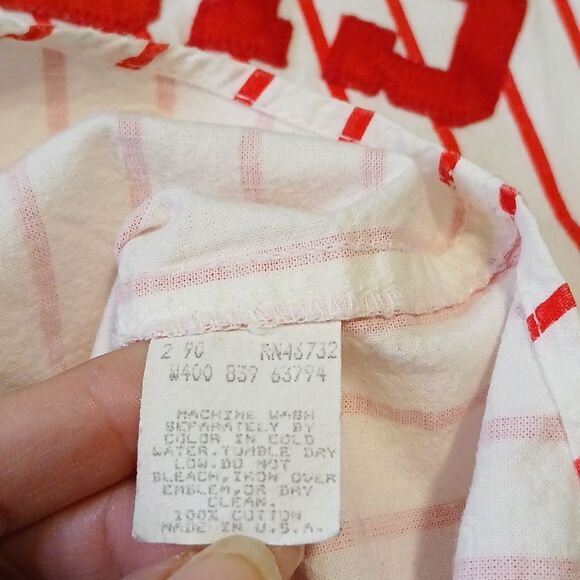 Vintage Chalk Line USA Red Stripe St.Louis  Baseball Jersey Size XLarge - Picture 5 of 8